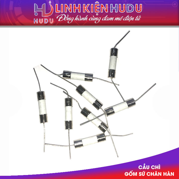 Cầu chì gốm [sứ] 30A chân hàn, cầu chì cắm